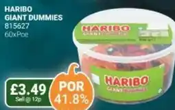Bestway Haribo giant dummies offer