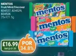 Bestway MENTOS Fruit/Mint/Discover offer