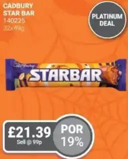 Bestway Cadbury starbar offer