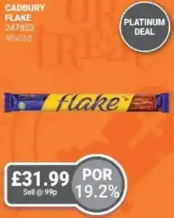 Bestway Cadbury flake offer