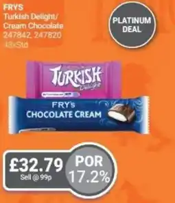 Bestway FRYS Turkish Delight/ Cream Chocolate offer