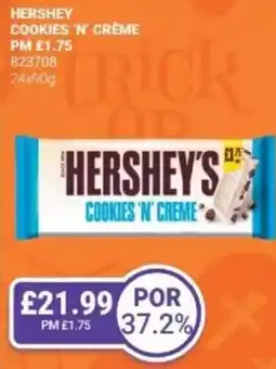 Bestway HERSHEY Cookies 'n' crème offer
