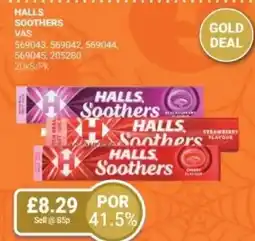 Bestway HALLS Soothers offer