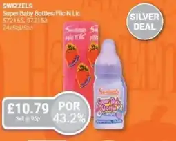 Bestway SWIZZELS Super Baby Bottles/Flic N Lic offer