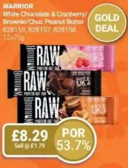 Bestway White Chocolate & Cranberry Brownie/Choc Peanut Butter offer