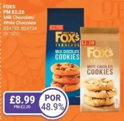 Bestway FOXS Milk Chocolate! White Chocolate offer