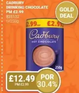 Bestway CADBURY Drinking chocolate offer