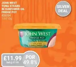 Bestway JOHN WEST Tuna steaks in sunfower oil fridge pot offer