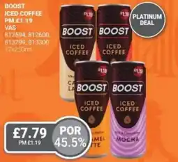 Bestway BOOST Iced coffee offer