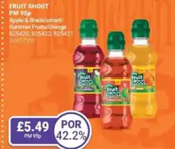 Bestway FRUIT SHOOT Apple & Blackcurrant/ Summer Fruits/Orange offer