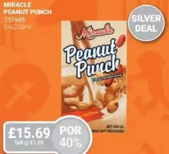 Bestway MIRACLE Peanut punch offer