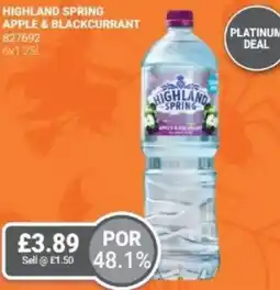 Bestway HIGHLAND SPRING Apple & blackcurrant offer