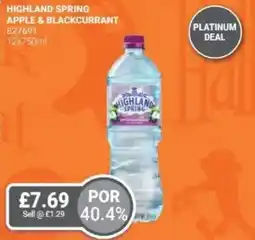 Bestway HIGHLAND SPRING Apple & blackcurrant offer