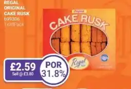 Bestway Regal original cake rusk offer