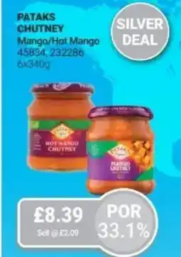 Bestway Pataks chutney Mango/Hot Mango offer