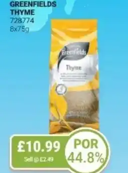 Bestway Greenfields Thyme offer