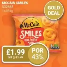Bestway MCCAIN Smiles offer