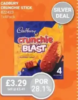 Bestway CADBURY Crunchie stick offer