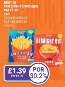 Bestway BEST IN Fries/chips/wedges offer