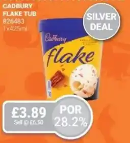 Bestway Cadbury flake tub offer