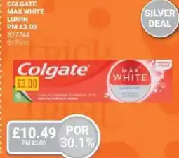 Bestway Colgate max white lumin offer