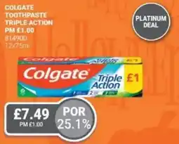 Bestway COLGATE Toothpaste triple action offer