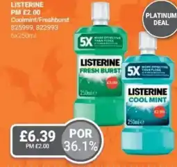 Bestway LISTERINE Coolmint/Freshburst offer