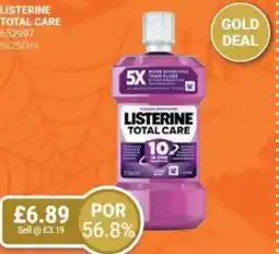 Bestway Listerine total care offer
