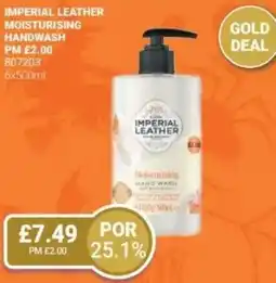Bestway Imperial leather moisturising handwash offer