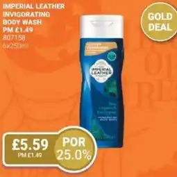 Bestway IMPERIAL LEATHER Invigorating body wash offer