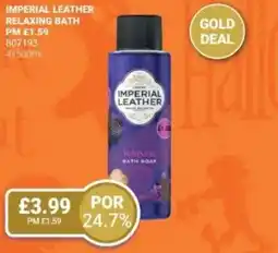 Bestway Imperial leather relaxing bath offer