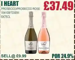Bestway I HEART Prosecco/prosecco rose offer