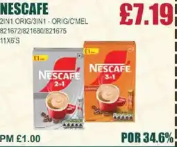 Bestway NESCAFE 2in1 orig/3in1-orig/c'mel offer