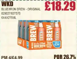 Bestway WKD Blue/iron brew - original offer