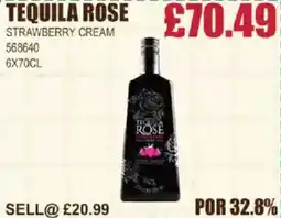 Bestway Tequila rose strawberry cream offer