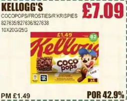 Bestway KELLOGG'S Cocopops/frosties/r'krispies offer
