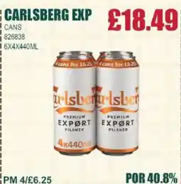 Bestway Carlsberg exp cans offer