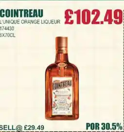 Bestway COINTREAU L'unique orange liqueur offer
