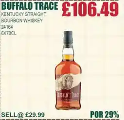 Bestway BUFFALO TRACE Kentucky straight bourbon whiskey offer