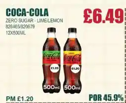 Bestway COCA-COLA Zero sugar - lime/lemon offer