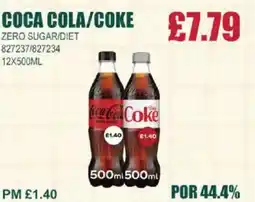 Bestway COCA COLA/COKE Zero sugar/diet offer