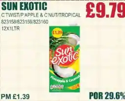Bestway SUN EXOTIC C'twist/p'apple & c'nut/tropical offer
