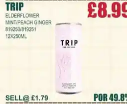 Bestway TRIP Elderflower mint/peach ginger offer