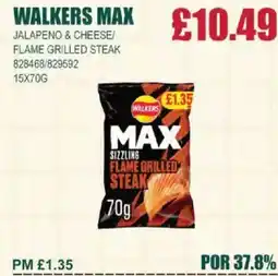 Bestway WALKERS MAX Jalapeno & cheese/ flame grilled steak offer