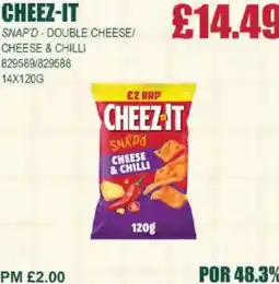 Bestway CHEEZ-IT Snap'd-double cheese/ cheese & chilli offer