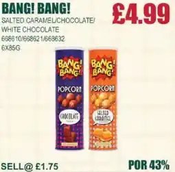 Bestway BANG! BANG! Salted caramel/chocolate/ white chocolate offer