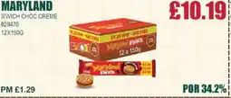Bestway MARYLAND S'wich choc creme offer
