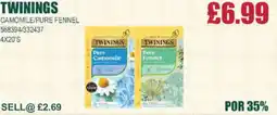 Bestway TWININGS Camomile/pure fennel offer