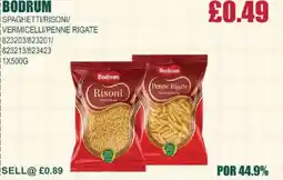 Bestway BODRUM Spaghetti/risoni/ vermicelli/penne rigate offer