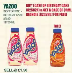 Bestway YAZOO Inspirations- birthday cake offer